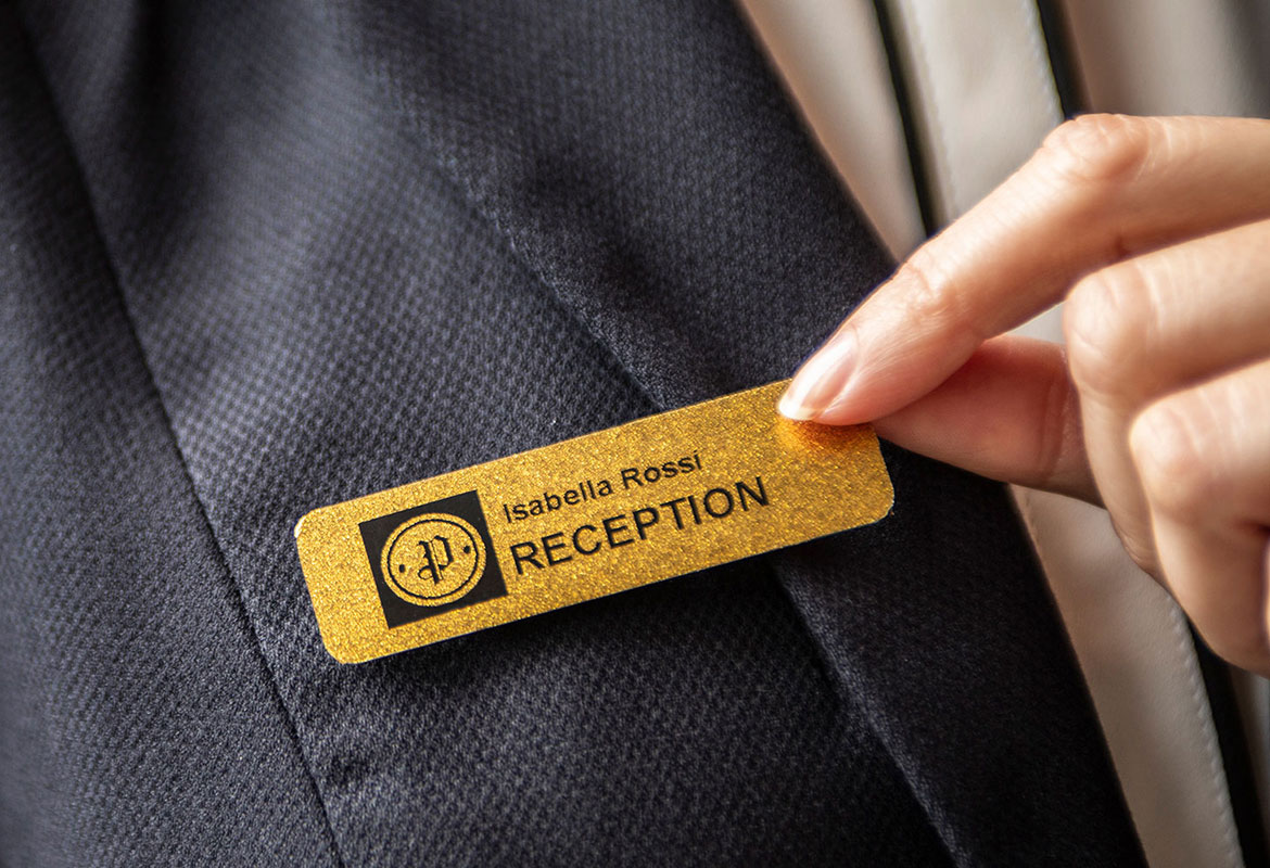 Identificatiebadge voor hotel medewerker