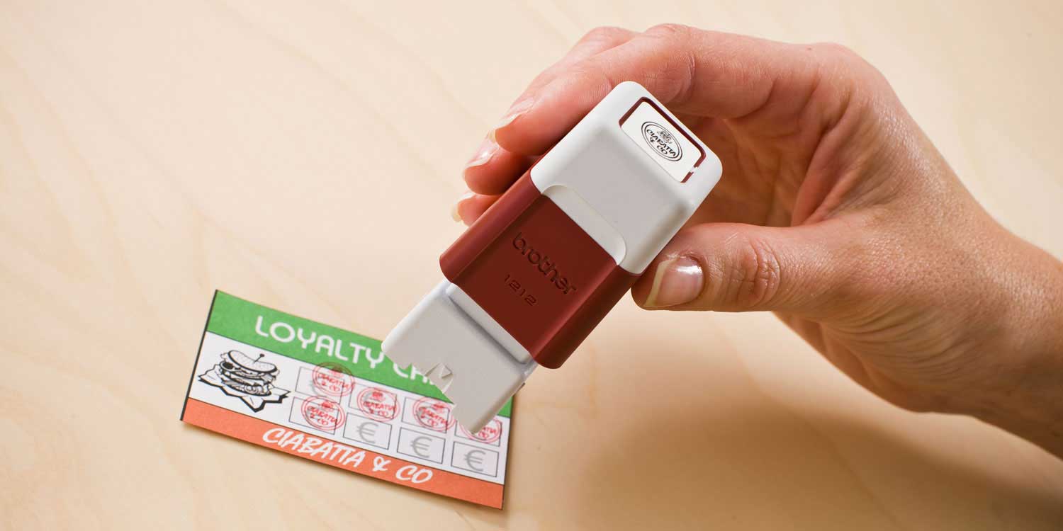 Brother Stamp Creator Pro créateur de tampons cartes de fidelité