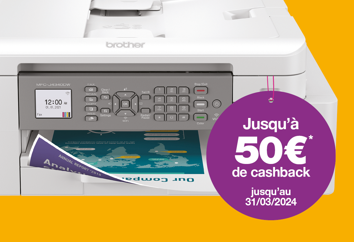 Brother cashback imprimante jet d'encre
