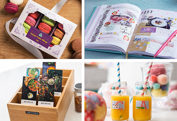 Creatieve toepassingen met kleuren labels van Brother