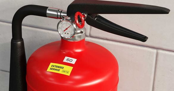 Labelprinter voor facility management brandbeveiliging