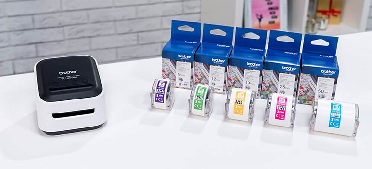 Rouleaux d'étiquettes CZ pour imprimante d'étiquettes couleur VC-500W