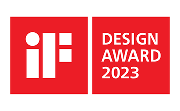 iF DesignAward2023 red logotyp
