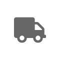 ikona nákladného auta na bielom podklade