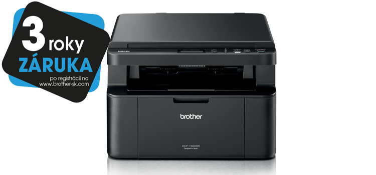 Brother Printer DCP-1622WE with logotype 3 years warranty