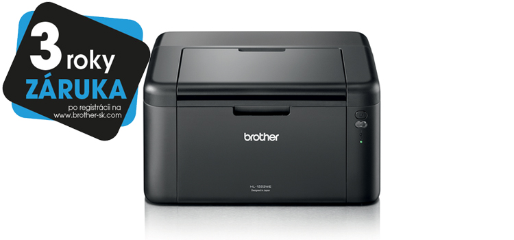 Brother Printer HL-1222WE with logotype 3 years warranty