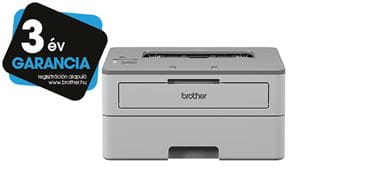 HL-B2080DW printer with 3 years warranty sticker
