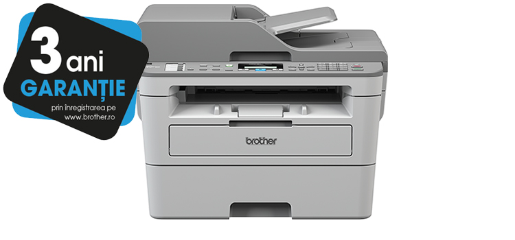 MFC-B7715DW printer with 3 years warranty sticker