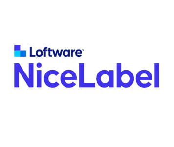 Loftware Logo NiceLabel na białym tle