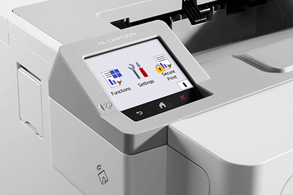 Ecran tactil Brother HL-L6410DN