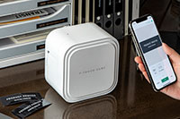 Aplikácia pre smartfóny Design&Print 2 na tlač štítkov na P-touch CUBE Pro PT-P910BT