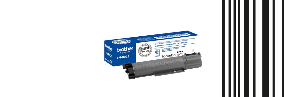 Toner box for TN-B023 with barcode
