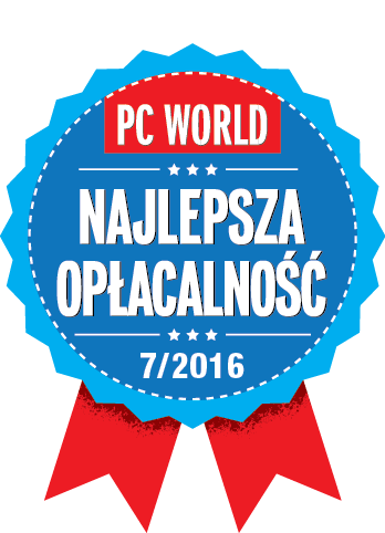 Odznaczenie PC World Najlepsza opłacalność 2016