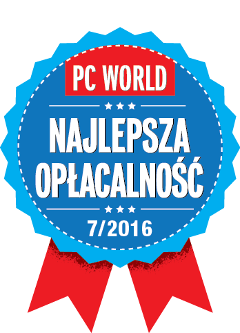 Odznaczenie PC World Najlepsza opłacalność 2016