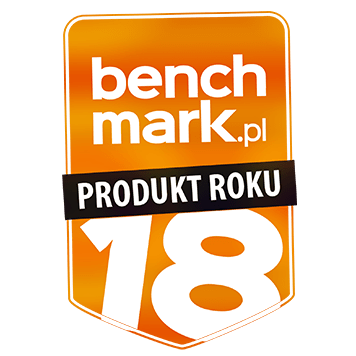 Odznaczenie Benchmark.pl produkt roku 2018