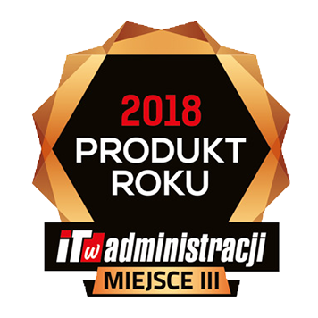 Znaczek IT w administracji produkt roku 2018 III miejsce