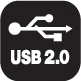 Ikona vysokorychlostního rozhraní USB 2.0