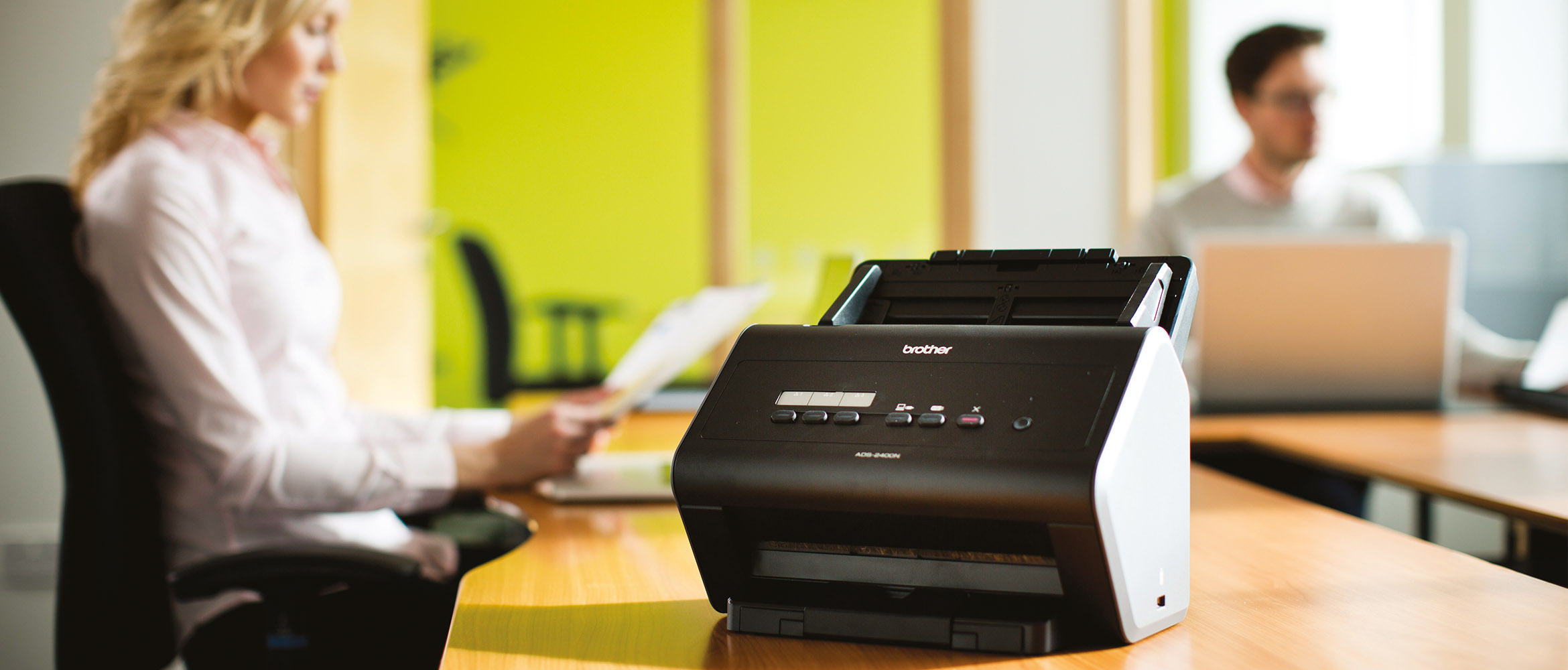 A fax document printing out from Brother fax machine