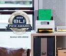 Brother Scanner mit BLI Pick Award Siegel
