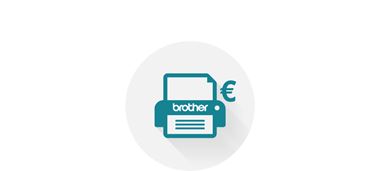 Symbol Brother Drucker mit Euro-Zeichen