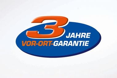 3 Jahre Vor-Ort-Garantie-Logo