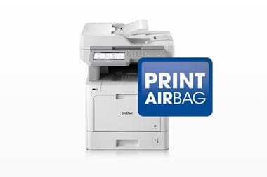 Brother Farblaser-Drucker und drucken Airbag-Logo