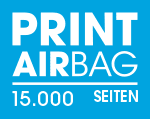 Drucken Airbag-Logo, Druckvolumen 15.000 Seiten