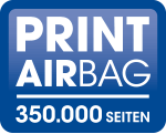 Druckairbag für 350.000 Seiten im Wert von 425 Euro