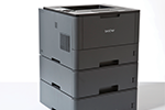 HL-L5000D mit bis zu 3 Papierkassetten