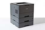 HL-L5100DNTT mit 3 Papierkassetten