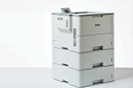 HL-L6400DWTT mit bis zu 3 Papierkassetten