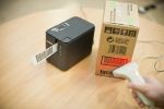 Brother PT-P950NW Barcode wird gedruckt