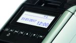 Brother QL-820NWB Display Schrägansicht