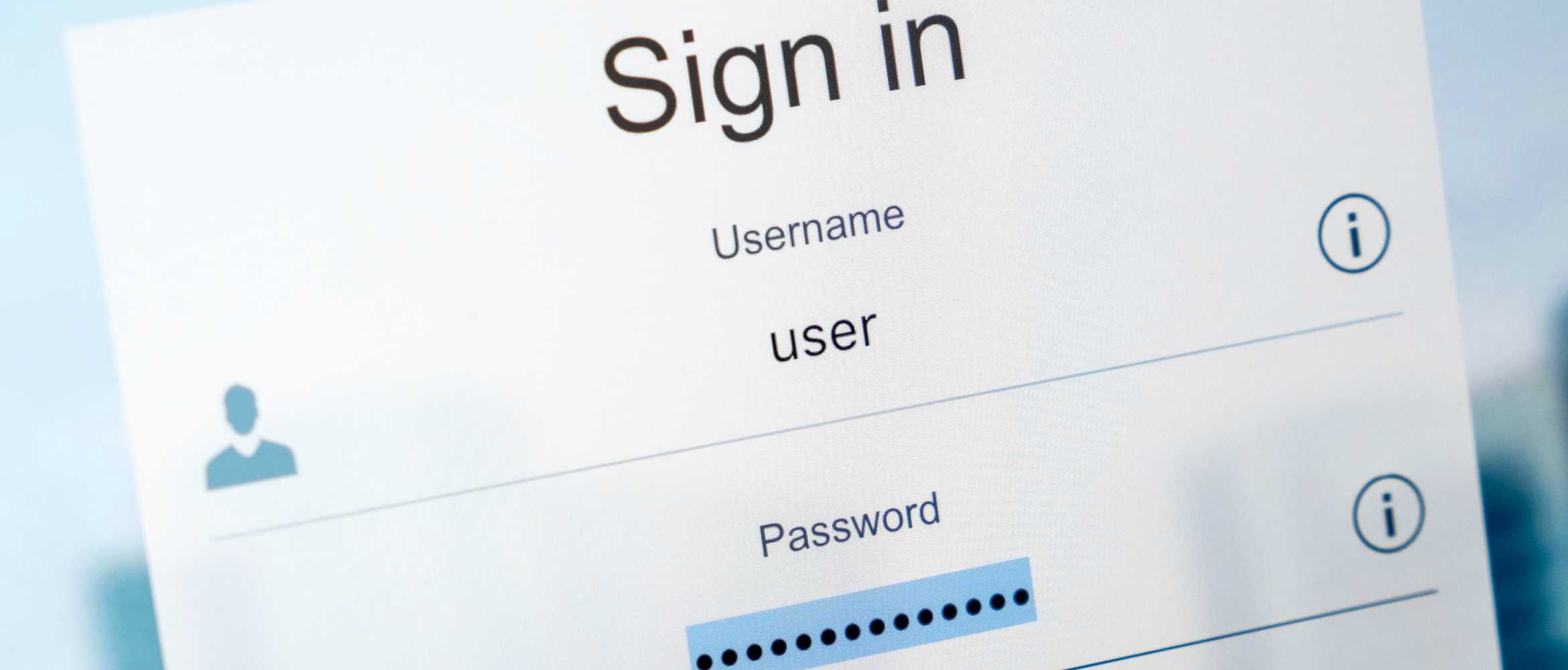 Pantalla de login