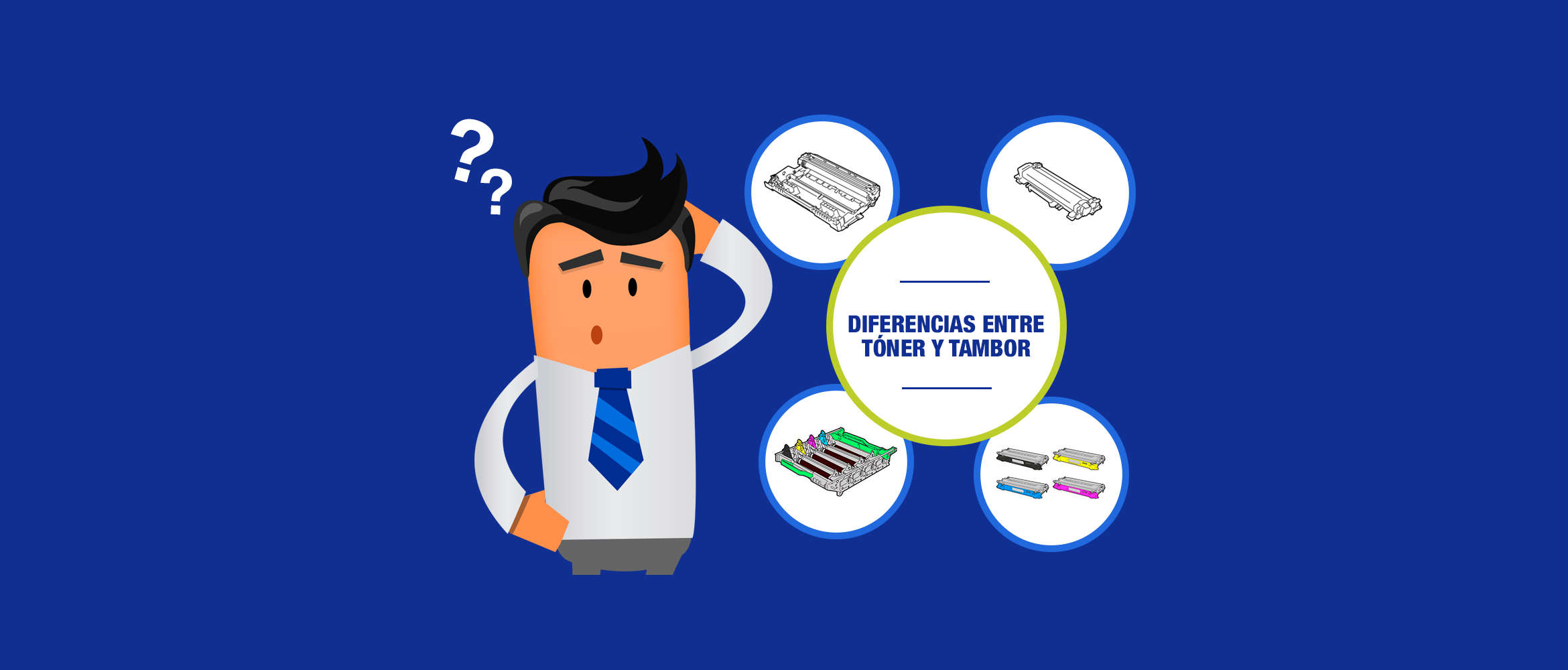 Descubre las diferencias toner tambor