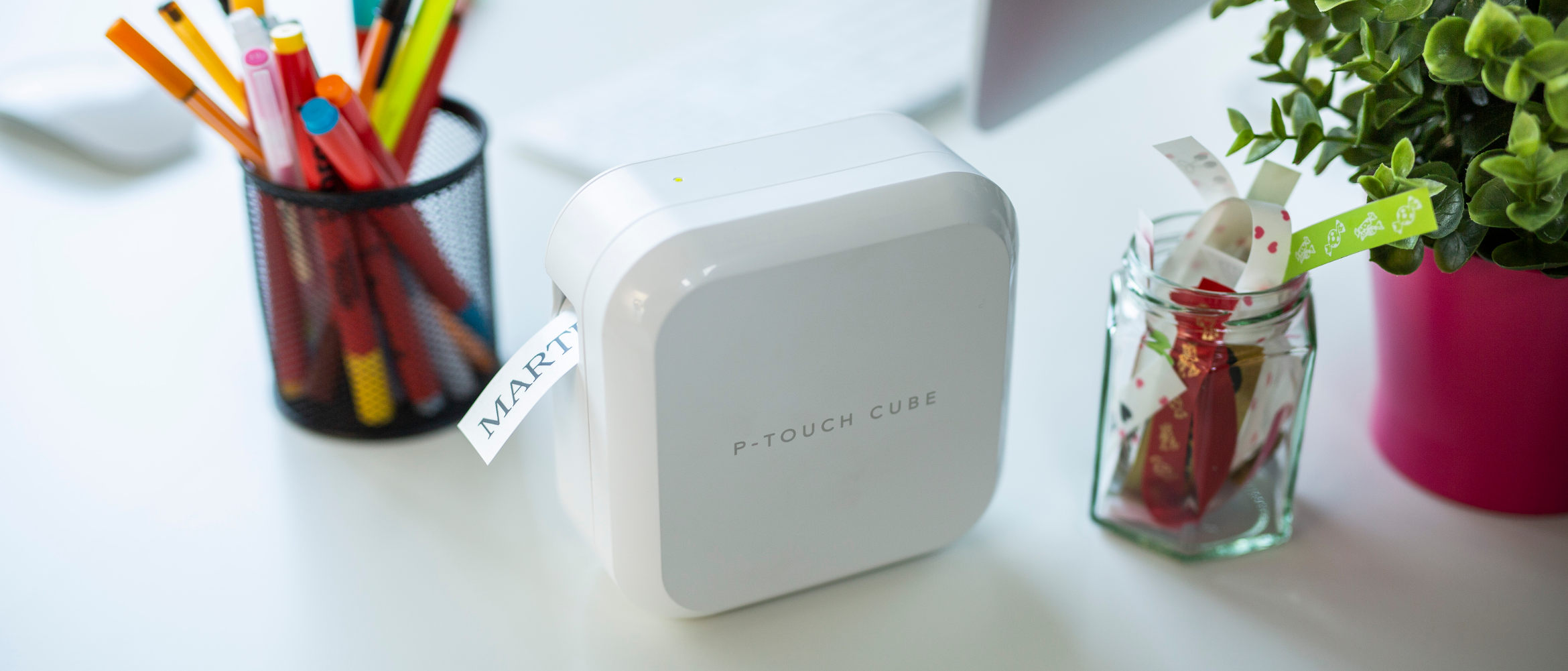 Rotuladora electrónica PT-P Cube Brother