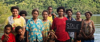 Stitch in time stalie womens sewing group Papua New Guinea Brother