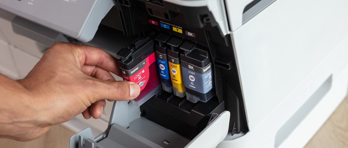 How to change printer ink Brother
