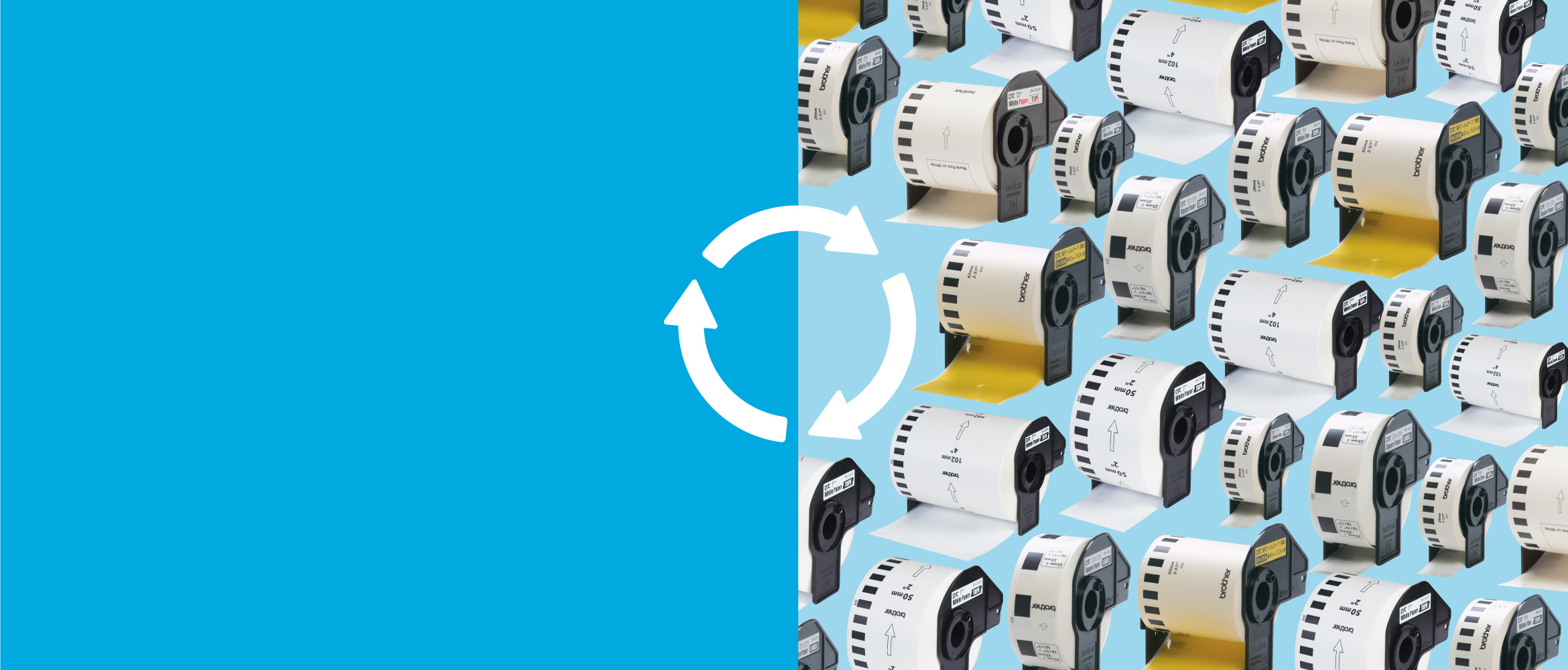Recycle Brother DK label rolls