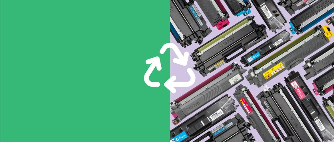 Voit helposti kierrättää tulostimesi laserkasetit