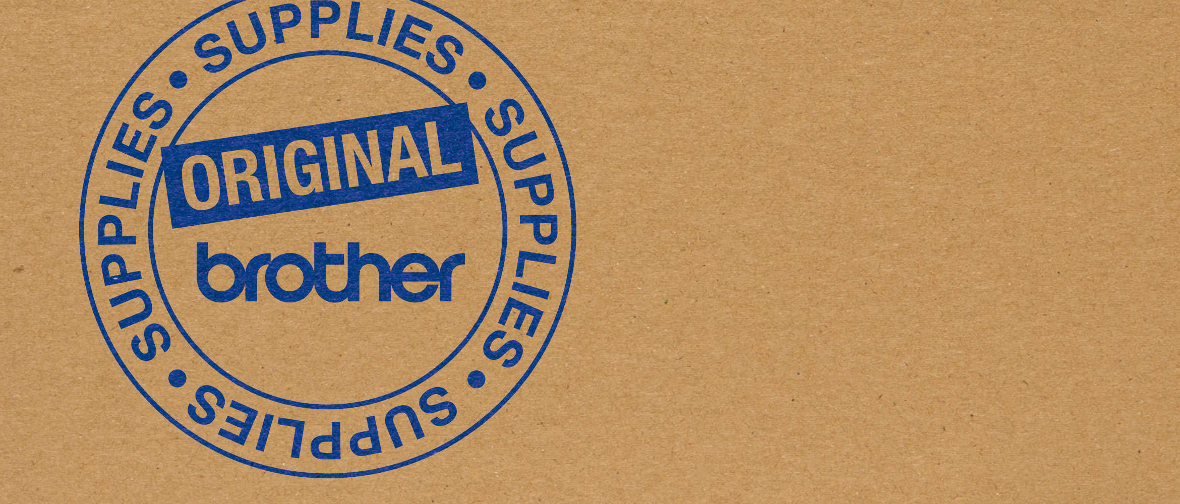 Hallmark stamp certifying a Brother original product
