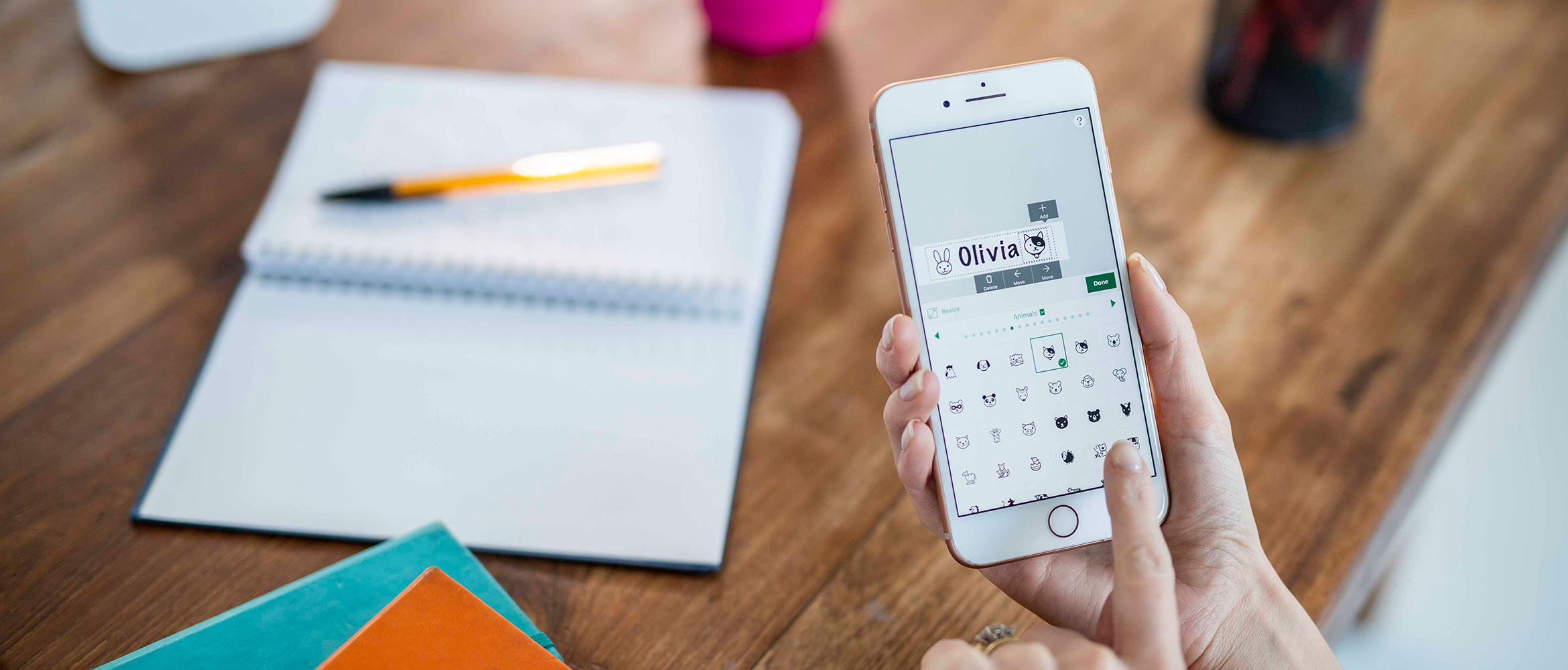 P-touch Design&Print aplikácia pre tvorbu štítkov na smartfone
