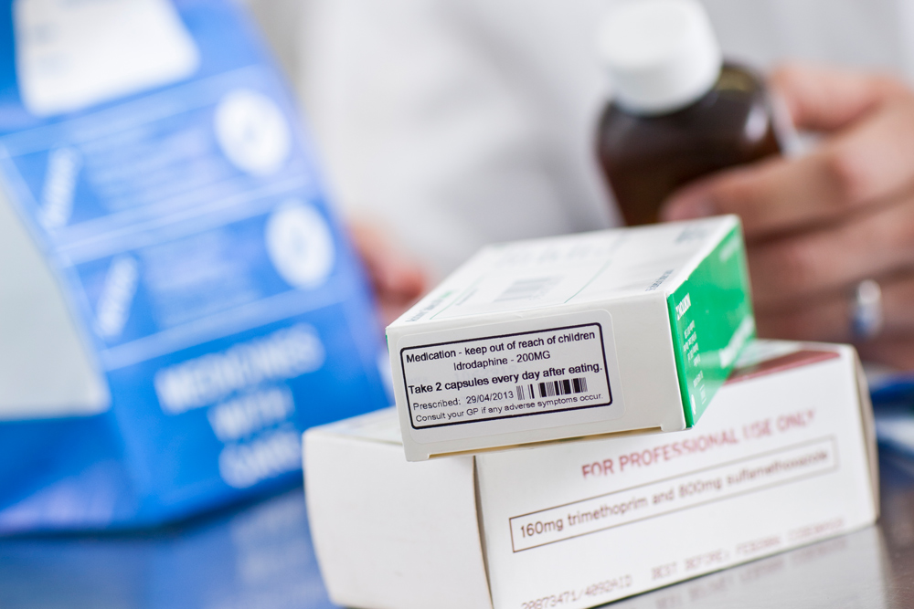 Medication packet and label