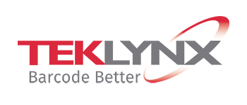 Teklynx logo in red and grey