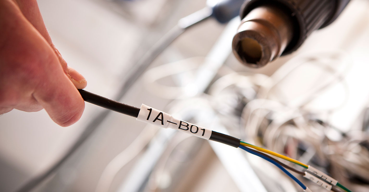 Brother heat shrink tube applied around a cable