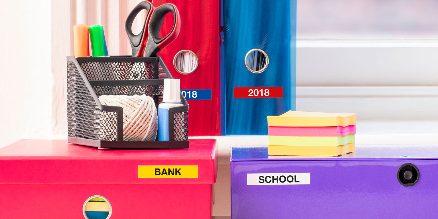 Labelled folders