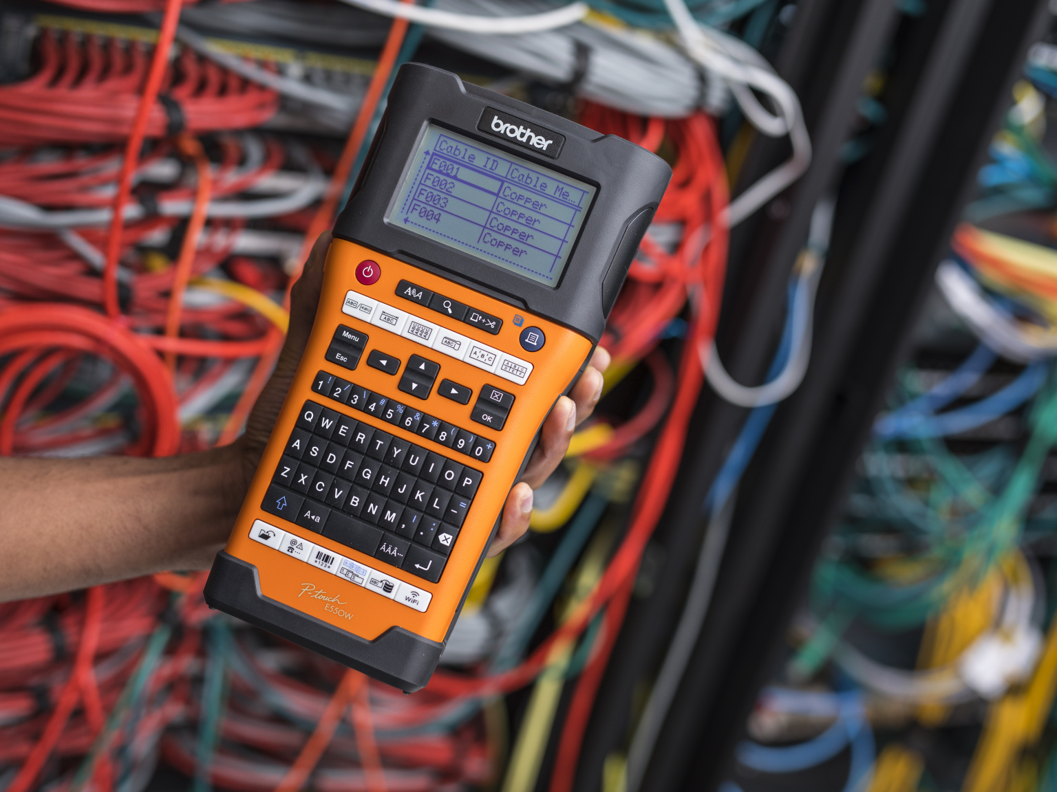 Label Printers For Network Cable And Equipment Identification Brother