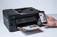 Tisk z mobilu inkoustovou multifunkční tiskárnou MFC-T910DW 
