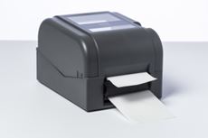Brother PA-LP-003 automatic label peeler installed on a TD-4T series label printer