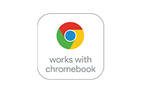 Works with chrome book logo